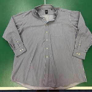 US Polo Association Size XL Blue Striped button down
